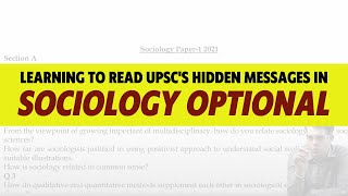 What is UPSC quotEXPECTINGquot in Sociology Optional [upl. by Nawk]