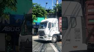 Howo container truck youtubeshorts trending viralvideo [upl. by Ahsinid]