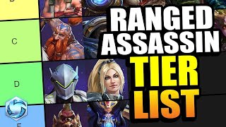 Ranged Assassin Tier List  Heroes of the Storm [upl. by Olmsted]