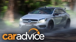 MercedesBenz GLA45 AMG  Review [upl. by Dwain]