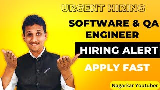 Switch your IT Job  Vacancies Software Engineer  Testing Jobs for Fresher  Nagarkar Youtuber [upl. by Llerahs]