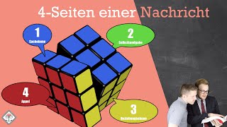 4 Seiten einer Nachricht Kommunikation nach F Schulz von Thun  Beispiel einfach erklärt [upl. by Robbyn]