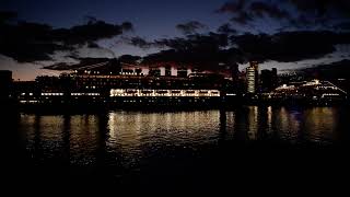 Holland America Line Volendam Cruise Ship Departs Port Of Montreal Saturday October 5 2024 EMR 3205 [upl. by Naujek]