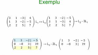 Metoda Gauss  Algebra cls a 11a [upl. by Hillery]