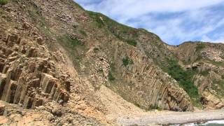 Hong Kong Geopark  Hight island  Internationally rare acidic polygonal volcanic rock columns [upl. by Craggy]