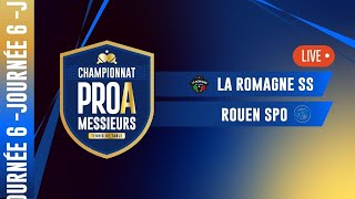 PRO A MESSIEURS  J6  LA ROMAGNE SS vs ROUEN SPO [upl. by Eyram]