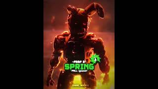 Springtrap vs Glitchtrap vs Burntrap vs Scraptrap  FFA 1v1v1v1 [upl. by Ruosnam790]