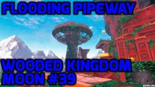 Super Mario Odyssey  Wooded Kingdom Moon 39  Flooding Pipeway [upl. by Annam726]