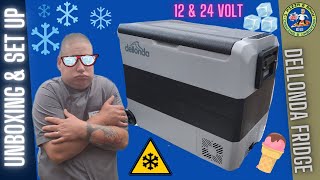 Budget 12v 24v 230v Compressor Camping Car Truck Mobile Fridge Freezer Unboxing amp Set Up [upl. by Nahtannhoj]