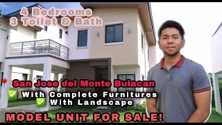 Affordable House amp Lot with Furnitures amp Landscape  Amaresa 2 San Jose del Monte Bulacan [upl. by Ahsinev]