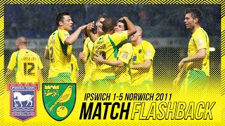 MATCH FLASHBACK  Ipswich Town 15 Norwich City  April 2011 [upl. by Gibe130]