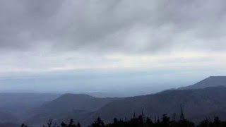 360° View  Clingmans Dome  Great Smoky Mountains [upl. by Oznarol]