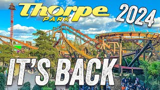 Thorpe Park Opening Weekend Vlog 2024 [upl. by Sirtimid]