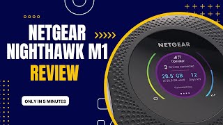 NETGEAR Nighthawk M1 4G LTE WiFi Mobile router WiFi Router Review watch before you buy [upl. by Ilarrold408]