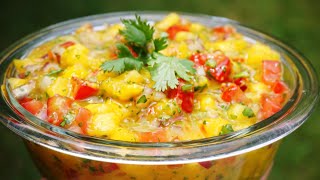 SALSA DE MANGO Y HABANERO DELICIOSA Y MUY FÁCIL  COCINA DE IGNACIO [upl. by Oniotna]