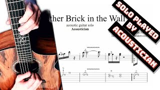 Another Brick in the Wall solo TAB  acoustic guitar solo tab PDF  Guitar Pro [upl. by Peterec]