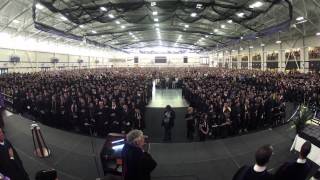 UWWhitewater commencement timelapse video [upl. by Ylehsa788]