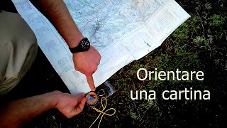 Cartografia  Come orientare una cartina [upl. by Suicul176]