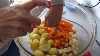 How to cook all your vegetables together in the Halogen oven [upl. by Asirral241]