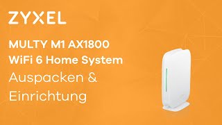 MULTY M1 Home System WiFi 6 AX1800 Auspacken amp Installation DE [upl. by Kilgore]