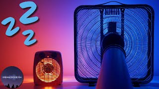 Heater amp fan noise through a tube for deep sleep  Black screen after one hour [upl. by Eissalc851]