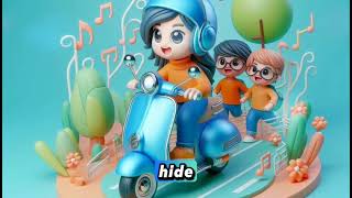 Scooter Song  Fun and Lively Kids Song with lyrics [upl. by Cristie577]