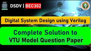 DSDV Complete Model Paper 1 Solutions  BEC302 [upl. by Arbmik]