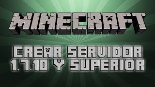 Minecraft 1710  18  Como Crear un Servidor  Español [upl. by Gagnon367]