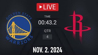 NBA LIVE Golden State Warriors vs Houston Rockets  November 2 2024  Rockets vs Warriors NBA 2K25 [upl. by Letrice461]