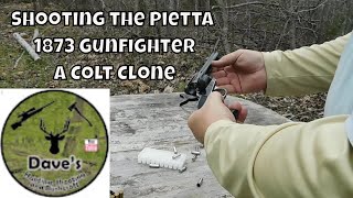 Pietta 1873 Gunfighter Shooting  The Ultimate Colt Clone [upl. by Sivert]