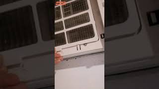 Paano linisin ang filter ng koppel super inverter window type aircon shorts [upl. by Dat]