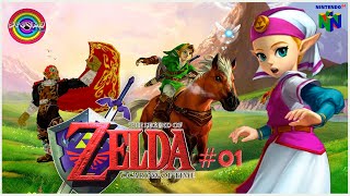 ZELDA OCARINA OF TIME O INÍCIO NINTENDO 64 [upl. by Elnukeda]