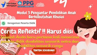 Cerita Reflektif  sekolah Anda baru pertama kali menerima peserta didik disabilitas sensorik netra [upl. by Johnson]