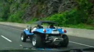 VW Dune Buggy Manx Sombrero Top at speed [upl. by Lance]