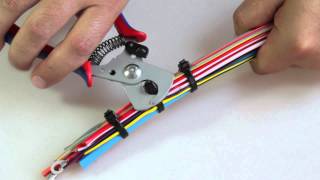 Cable Tie Removal Tool How it works [upl. by Christmann]