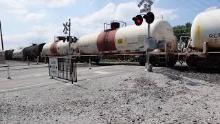 Railfanning Schererville Indiana  7182023  Pennsy Greenway Bike Trail [upl. by Rivi]