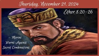 Thursday Nov 21 2024  Ether 82026 [upl. by Suired237]