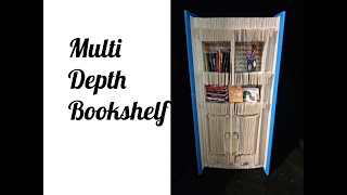 Multi Depth Book Case Book Folding Book Shelf Bookcase bookshelf [upl. by Leaj]