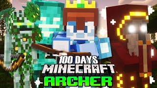 I Survived 100 Days as an ARCHER in a Minecraft RPG [upl. by Silver]