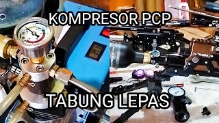 Mengunakan kompresor listrik amp tabung lepas [upl. by Annay386]