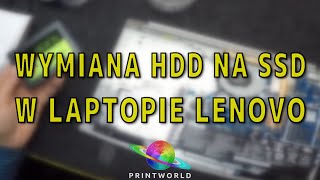 LENOVO 💻 Wymiana HDD na SSD [upl. by Korey]