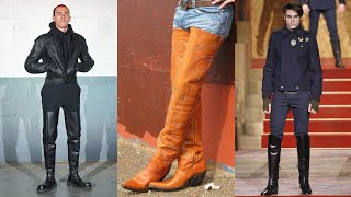 Mens Thigh High boots [upl. by Phi]