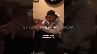 Drakes First Interview‼️🤯 drake rap [upl. by Elden405]