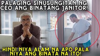 MASUNGIT NA CEO HINDI ALAM NA APO PALA NIYA ANG JANITOR NA ITO SA KUMPANYA NIYA NATIGILAN SIYA [upl. by Assenej]