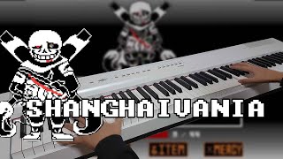 InkSans Phase 3 Theme Shanghaivania Piano Cover Undertale AU [upl. by Elades]