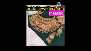 mesho bridal jewellery set for women  shorts  viral [upl. by Korns22]