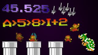 Super Mario Bros Glitchless 84 IL in 45525 8I  2 FWR [upl. by Arutak101]