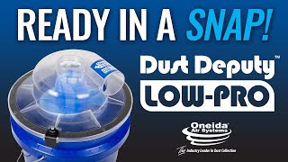 ATTACH The Dust Deputy LowPro™ to ANY 5Gallon Bucket  Oneida Air Systems Inc [upl. by Tav50]