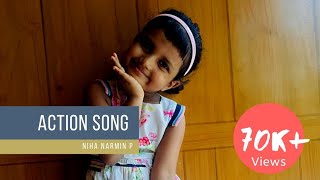 Action song  Rhyme LKG UKG First Standard [upl. by Hamehseer]