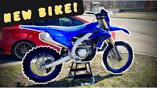 Riding my 2024 WR450 for the first time ITS SLOW [upl. by Esinej]